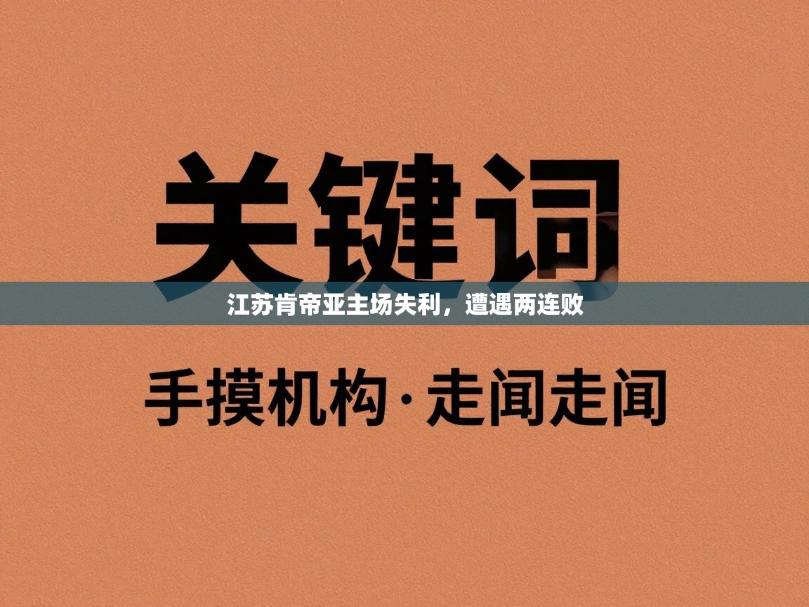 江苏肯帝亚主场失利,遭遇两连败 第1张